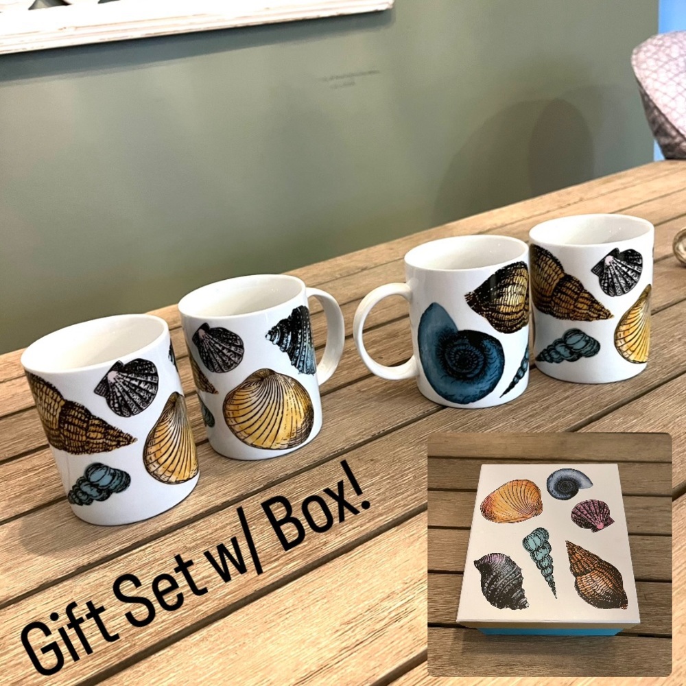 Seashell Mug Gift Set